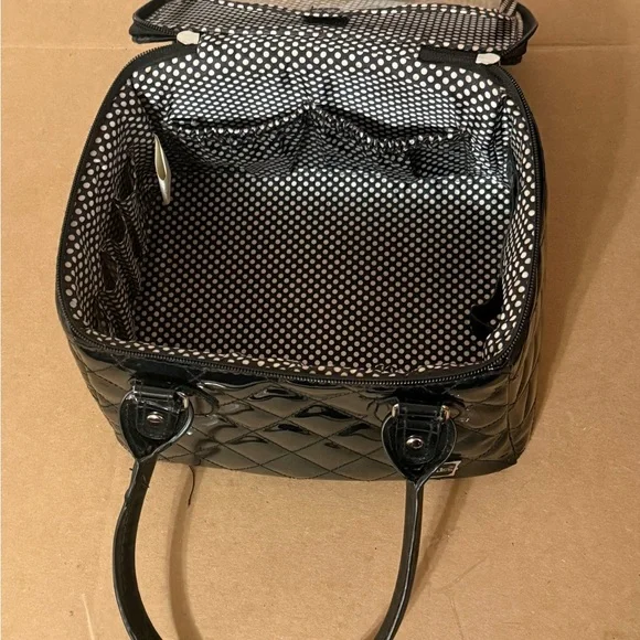 Caboodles Black Quilted Cosmetic Bag - Picture 12 of 16